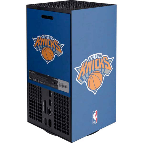 NBA New York Knicks Distressed XBox Series X Digital Edition Console Skin